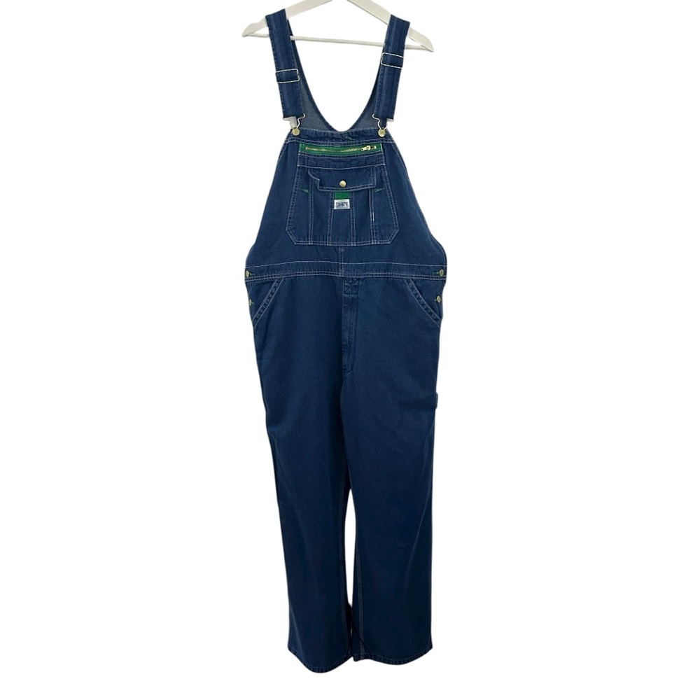 NEW Liberty Men's Denim Bib Overalls Size 38x30